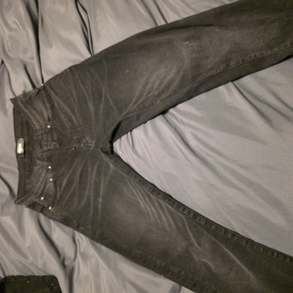 AMIRI Men's Stack Black Skinny Jeans